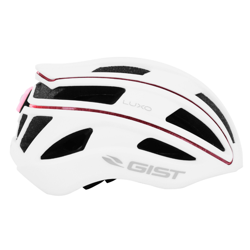 Casque vélo adulte Gist Urbain Luxo blanc in-mold avec éclairage USB 360° 52-58 cm - vue 8