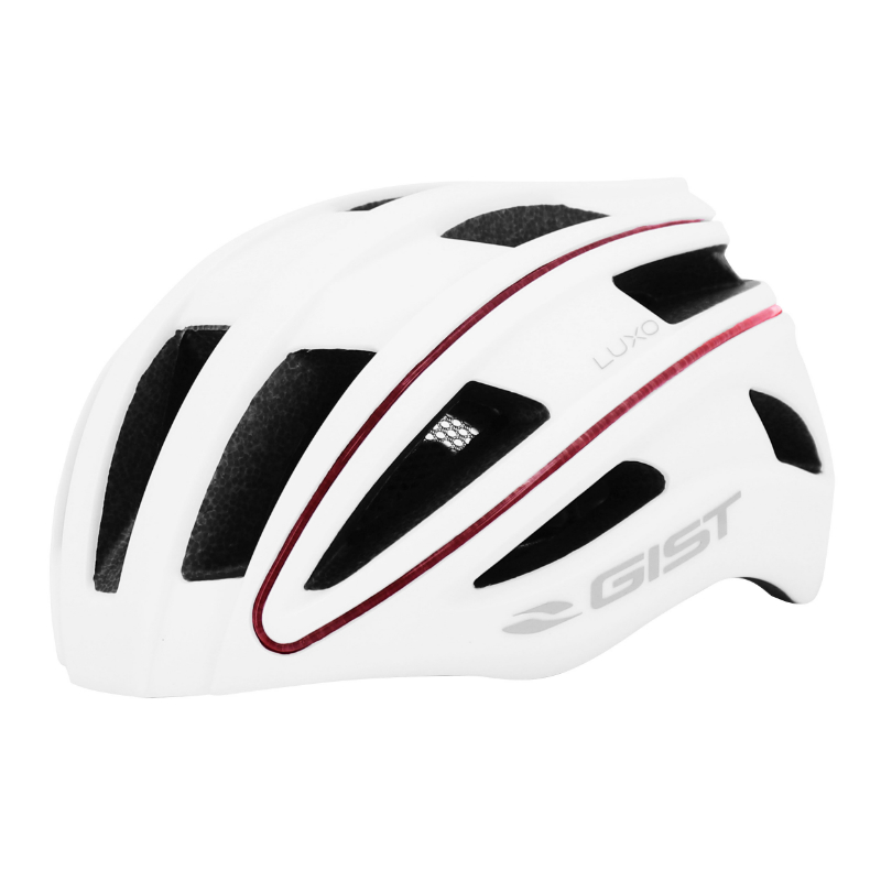 Casque vélo adulte GIST Urbain Luxo blanc in-mold avec éclairage USB 360° taille 56-62 - vue 3