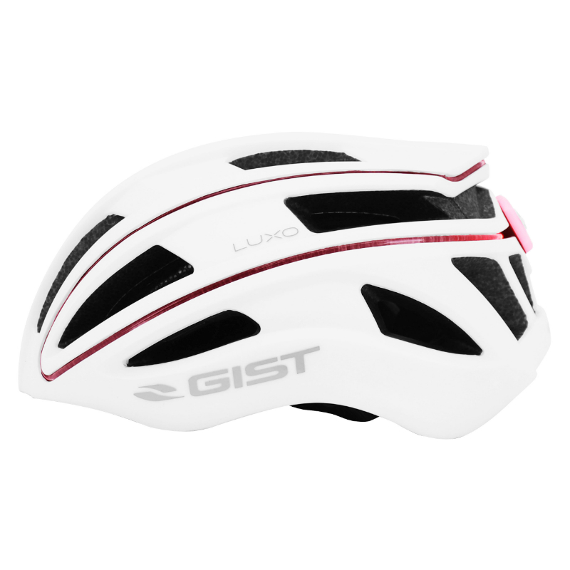 Casque vélo adulte GIST Urbain Luxo blanc in-mold avec éclairage USB 360° taille 56-62 - vue 4
