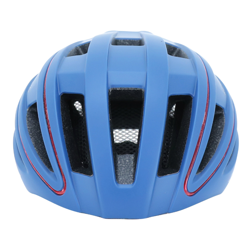 Casque vélo adulte GIST Urbain Luxo bleu in-mold avec éclairage USB 360° taille 56-62 - vue 2