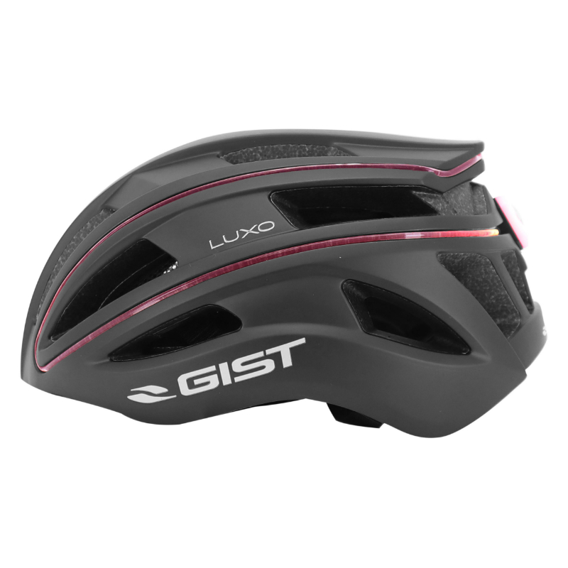 Casque vélo adulte GIST Urbain Luxo noir in-mold avec éclairage USB 360° taille 56-62 - vue 4