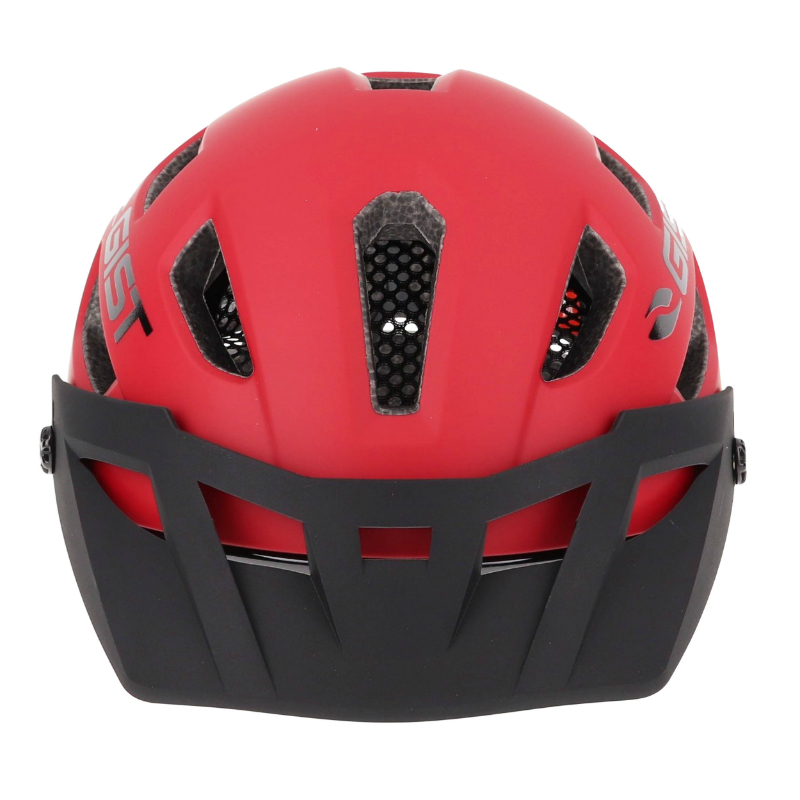 Casque vélo adulte Gist VTT Kop rouge in-mold 53-59 cm avec visière réglable et fit-system - vue 8