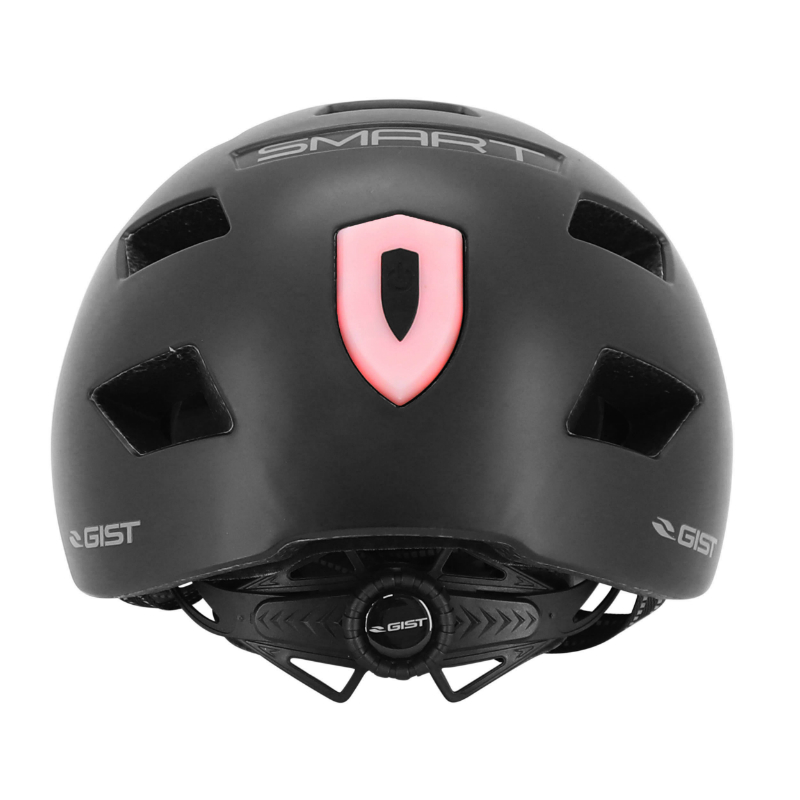 Casque vélo adulte GIST Urbain Smart noir in-mold avec éclairage arrière 52-58 cm - vue 6