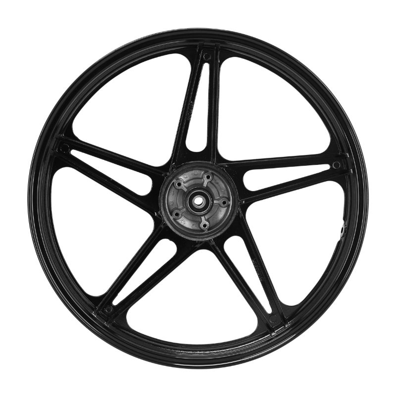 Jante roue cyclo 17" type Bernardi pour Peugeot 103 MVL Vogue noir (paire) - vue 3