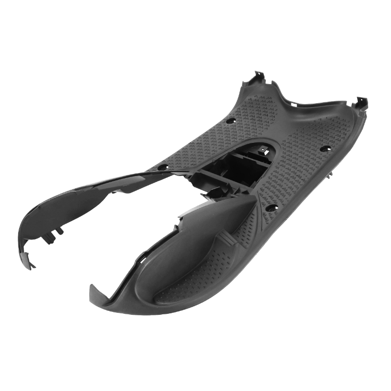 Carénage et marche-pied scooter adaptable MBK 50 Ovetto 1997-2007 / Yamaha 50 Neos 1997-2007 noir P2R - vue 2