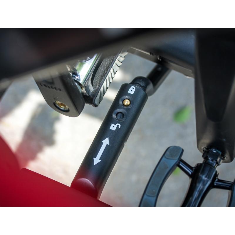 Porte velo plateforme Eufab amber pour 3 velos fixation rapide sur l'attelage - compatible pour mettre 2 vae - charge maxi 60KGS - vue 6