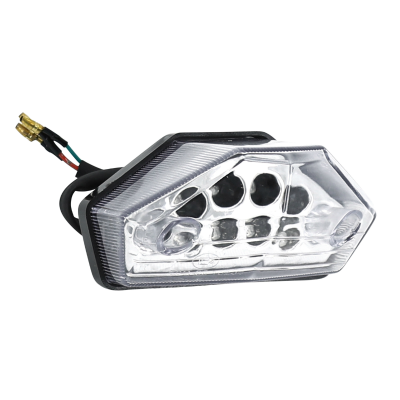 Feu arrière 50 à boîte adaptable Rieju 50 MRT transparent à LEDs P2R