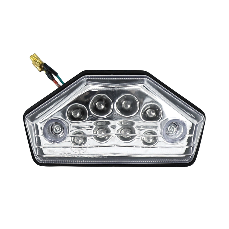 Feu arrière 50 à boîte adaptable Rieju 50 MRT transparent à LEDs P2R - vue 2