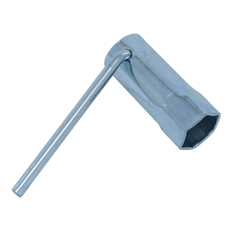 Cle a bougie en tube renforce avec manche pliable (diam 21MM - long 64MM) -Buzzetti- (4802)