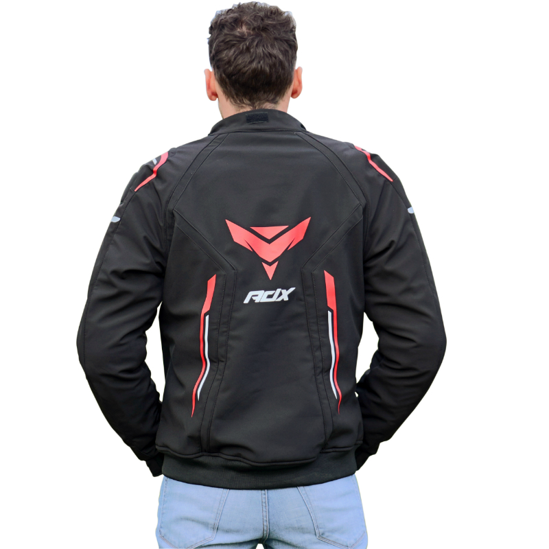 Veste-blouson ADX RSX noir-rouge XS avec capuche amovible et protections - vue 8