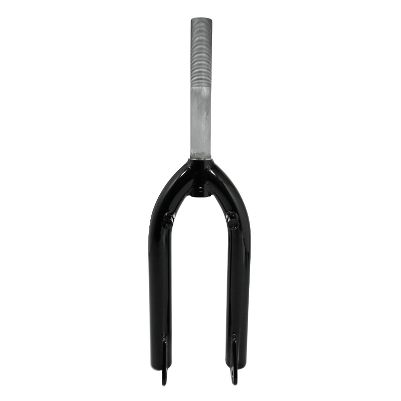 Fourche BMX freestyle acier noir pivot fileté 1"1/8 25,4 intérieur montage étrier U-brake Sélection P2R - vue 2