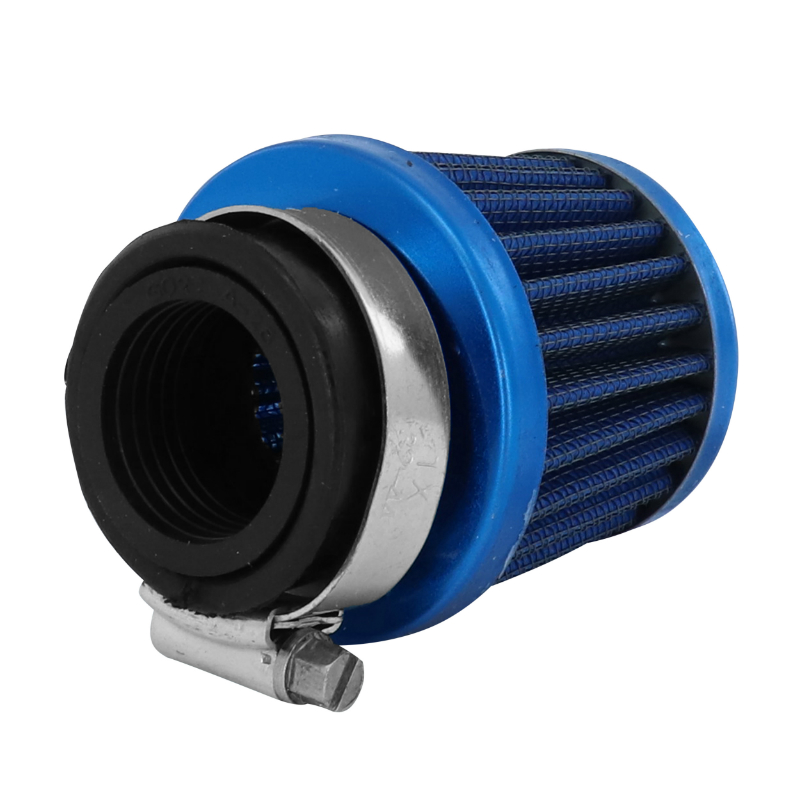 Filtre à air Replay KN Small FD bleu fixation droite diam 35-28 - vue 2