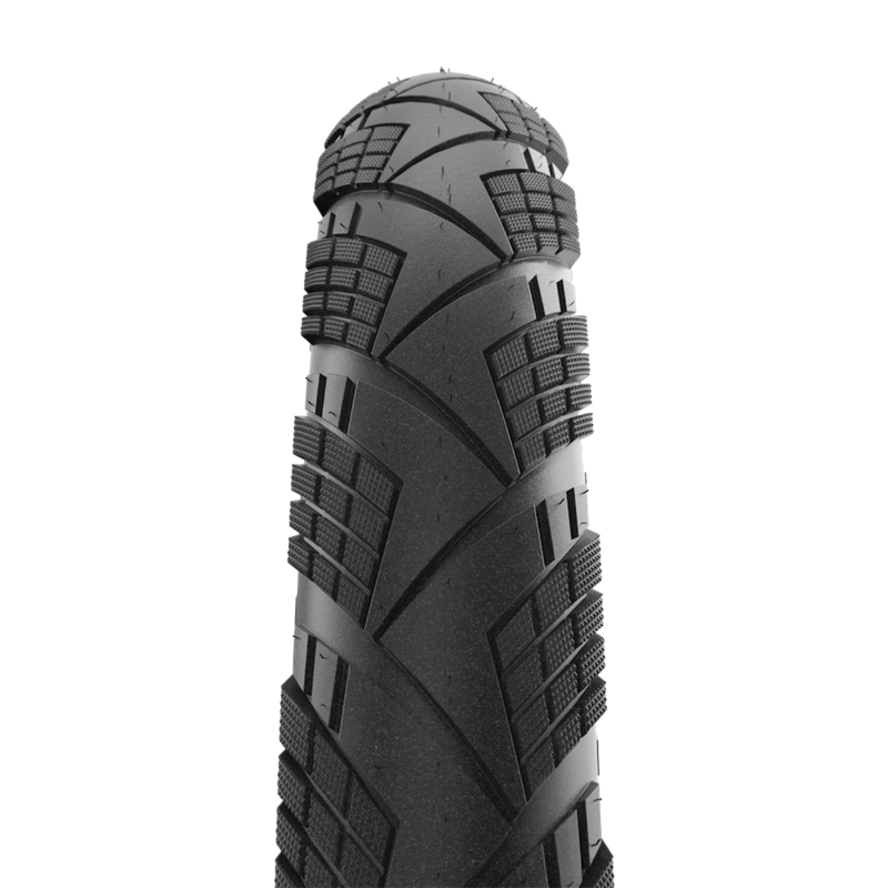 Pneu VTC VAE urbain 29 x 2.00 Schwalbe Marathon Efficiency Addix noir TS (50-622) renforcé V-Guard flanc réflex homologué VAE E50 - vue 3