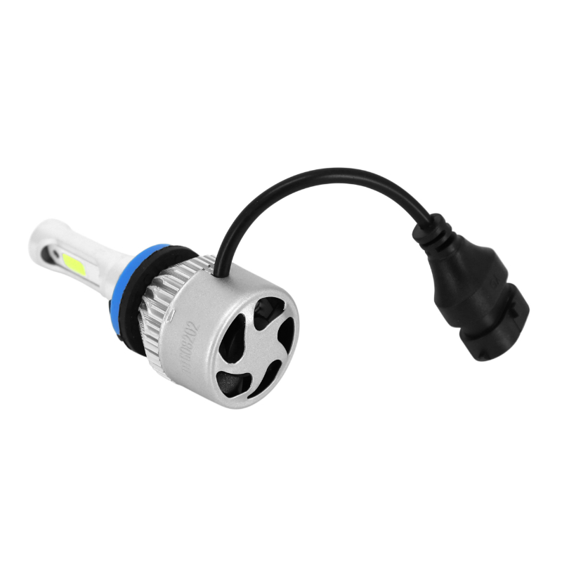Ampoule LED H8-H11 12V culot PGJ19-1 8000 lumens 6500K avec ventilateur de refroidissement aluminium - Lot de 2 - vue 2