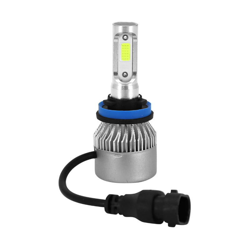Ampoule LED H8-H11 12V culot PGJ19-1 8000 lumens 6500K avec ventilateur de refroidissement aluminium - Lot de 2 - vue 4
