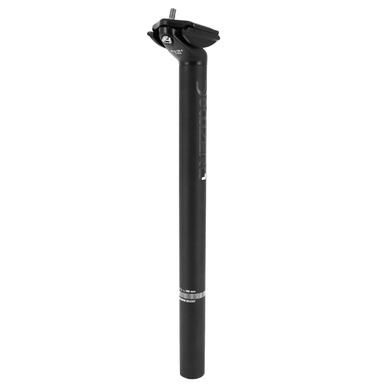 Tige de selle route-vtt Deda ZERO1 alu noir mat diam. 31.6 L350MM recul 25MM - vue 2