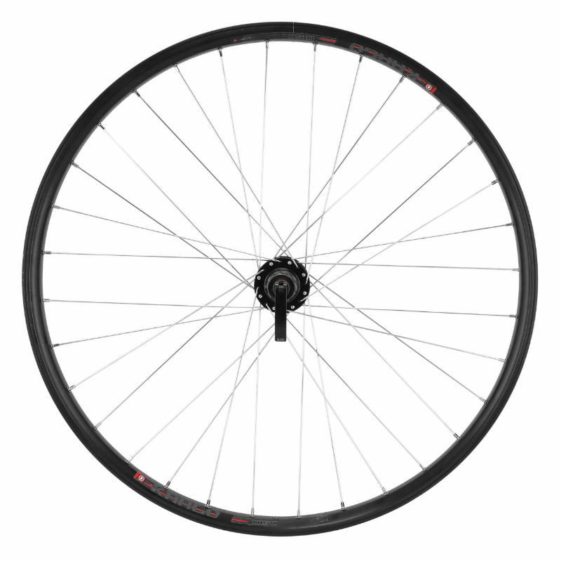 Roue arrière Velox cargo VAE 700 x 35 - 28" disque blocage moyeu renforcé 11-10-9V jante 25C 32 rayons 6 trous noir - vue 2