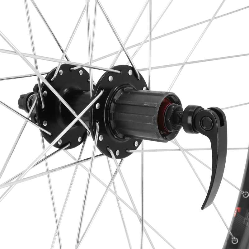 Roue arrière Velox cargo VAE 700 x 35 - 28" disque blocage moyeu renforcé 11-10-9V jante 25C 32 rayons 6 trous noir - vue 4