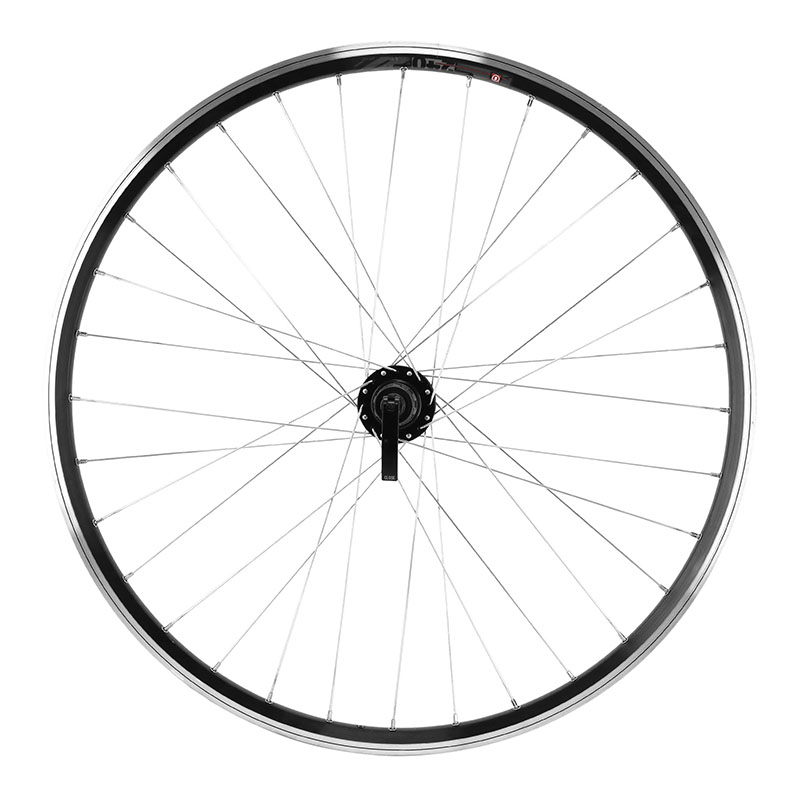 Roue VTC arrière 700 x 35 - 28" disque Velox M260 noir cassette Shimano 11-10-9V - vue 2