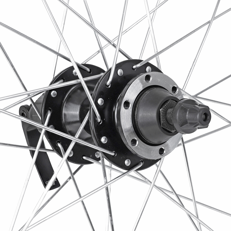Roue VTC arrière 700 x 35 - 28" disque Velox M260 noir cassette Shimano 11-10-9V - vue 5