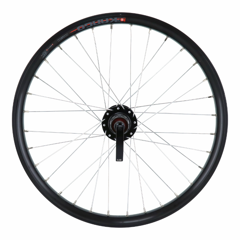 Roue VTT cargo VAE longtail 20" arrière disque blocage noir moyeu Velox 6 trous cassette 11-10-9V jante 25C 32 rayons - vue 2