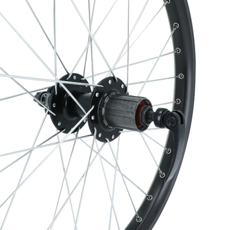 Roue VTT cargo VAE longtail 20" arrière disque blocage noir moyeu Velox 6 trous cassette 11-10-9V jante 25C 32 rayons - vue 4