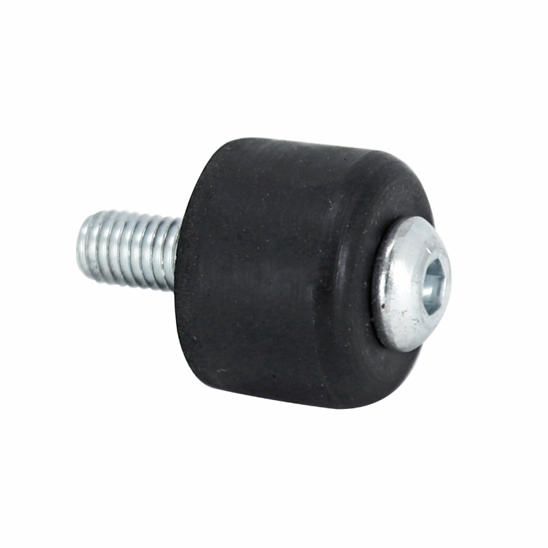 Butée caoutchouc de kick cyclo adaptable MBK 51 acier avec vis Sélection P2R