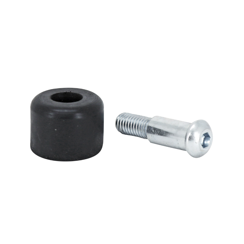 Butée caoutchouc de kick cyclo adaptable MBK 51 acier avec vis Sélection P2R - vue 2