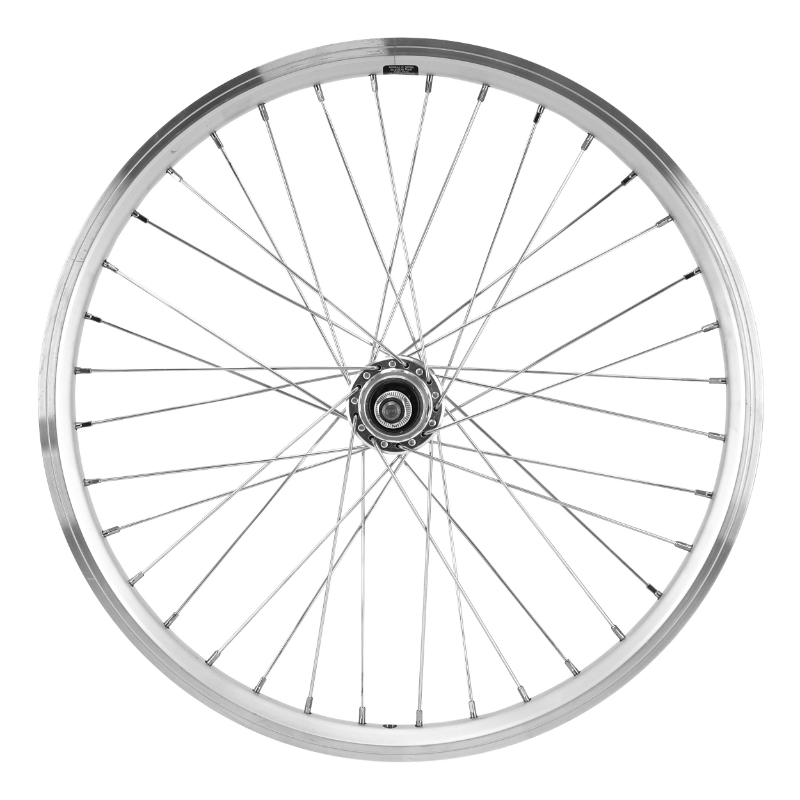 Roue VTT patin 20" ER10 arriere moyeu alu axe plein roue libre 5-6-7V (vendu avec ecrou 10X100) jante 19C - vue 2