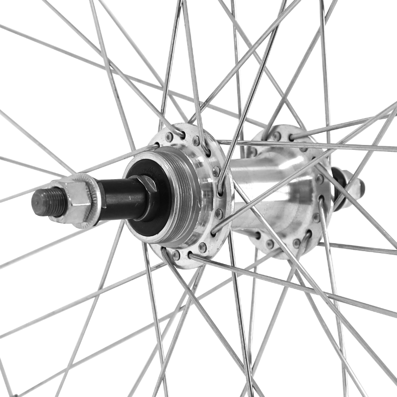 Roue VTT patin 20" ER10 arriere moyeu alu axe plein roue libre 5-6-7V (vendu avec ecrou 10X100) jante 19C - vue 4