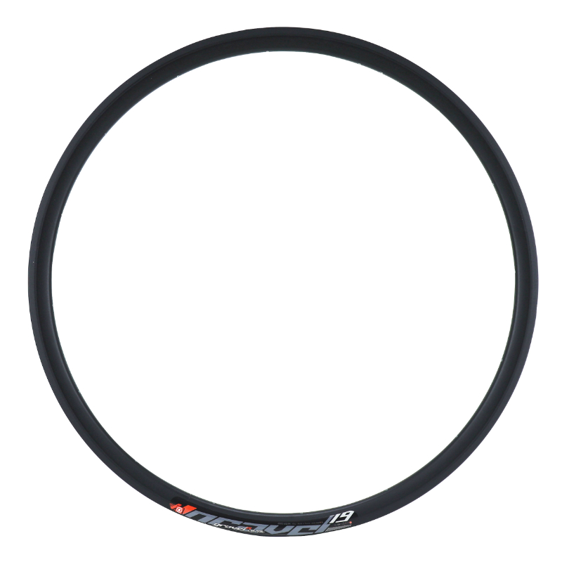 Jante route 700 gravel pulse 19 noir 32T. disque tubeless ready double paroi profil 28MM - 622X19C - vue 2