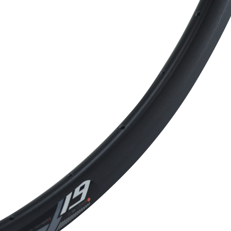 Jante route 700 gravel pulse 19 noir 32T. disque tubeless ready double paroi profil 28MM - 622X19C - vue 3