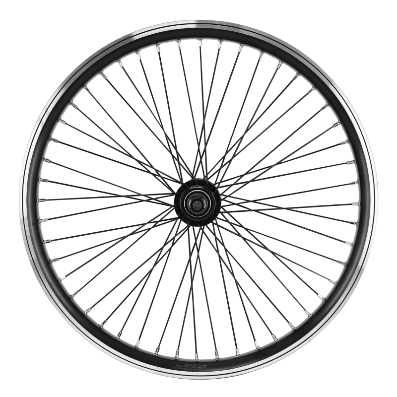Roue BMX 20" arrière noir Velox moyeu flip-flop alu 48T axe plein 3-8 jante 25C - vue 2