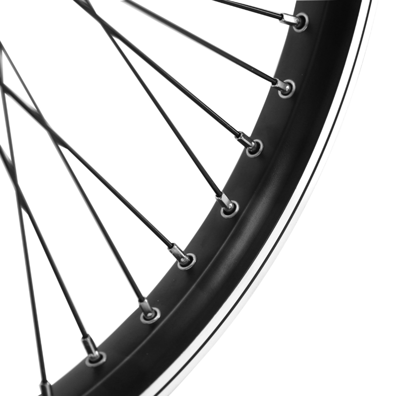 Roue BMX 20" arrière noir Velox moyeu flip-flop alu 48T axe plein 3-8 jante 25C - vue 3