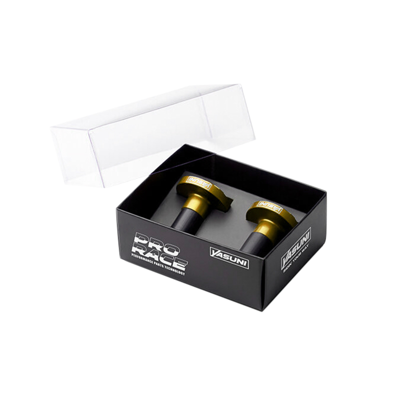 Embout de guidon Yasuni Pro Race aluminium CNC or diamètre 17 mm pour guidon 22,2 mm (paire) - vue 2