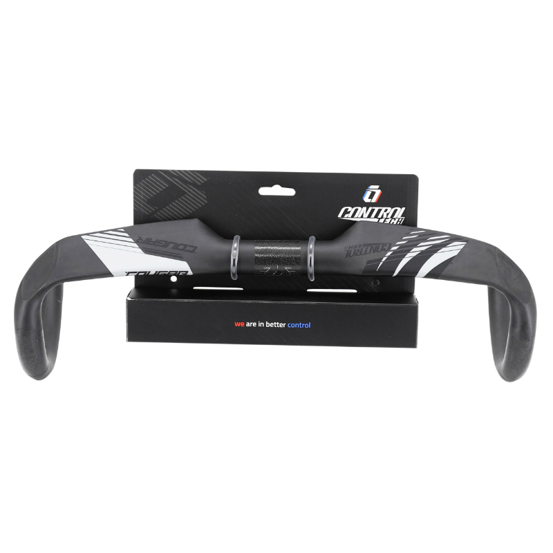 Cintre route Controltech cougar carbone 31,8 l 44 exterieur (axe-axe 42CM) compatible cable interne reach 78MM haut 125MM - vue 4