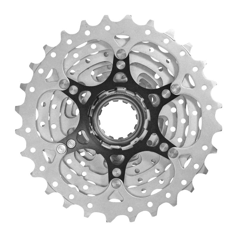 Cassette Sunrace RS0 10 vitesses 11-28 Shimano 105 Argent métallisé - vue 2