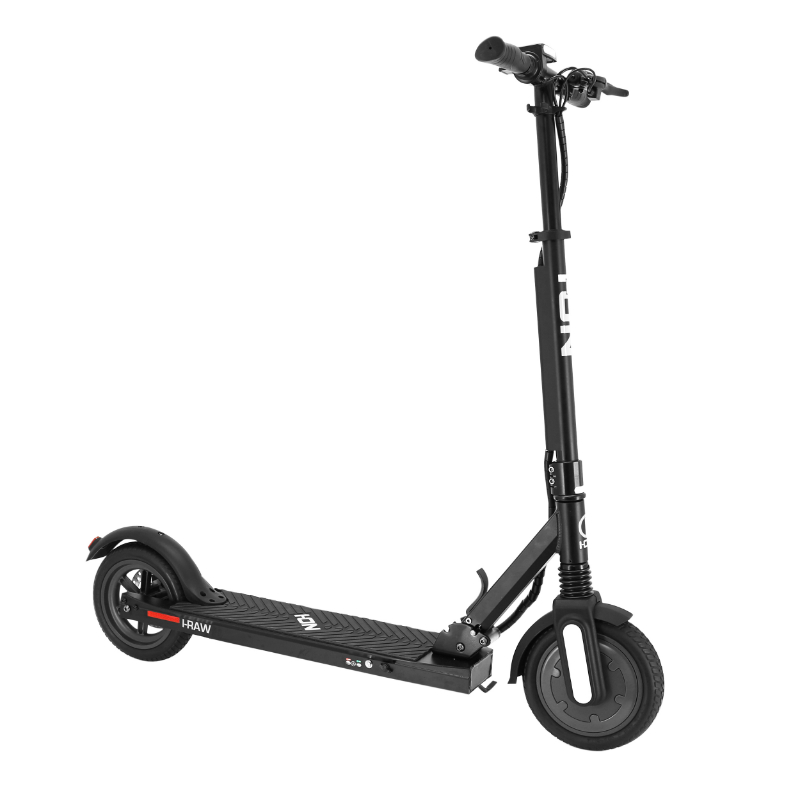 Trottinette electrique i-raw noir roues 8.5 pouces moteur 36V 350W brushless batterie lithium-on 36V 7.5AH 270WH suspension av- frein disque ar (display LCD eclairage LED) homologue EN14619 - I-On - vue 4
