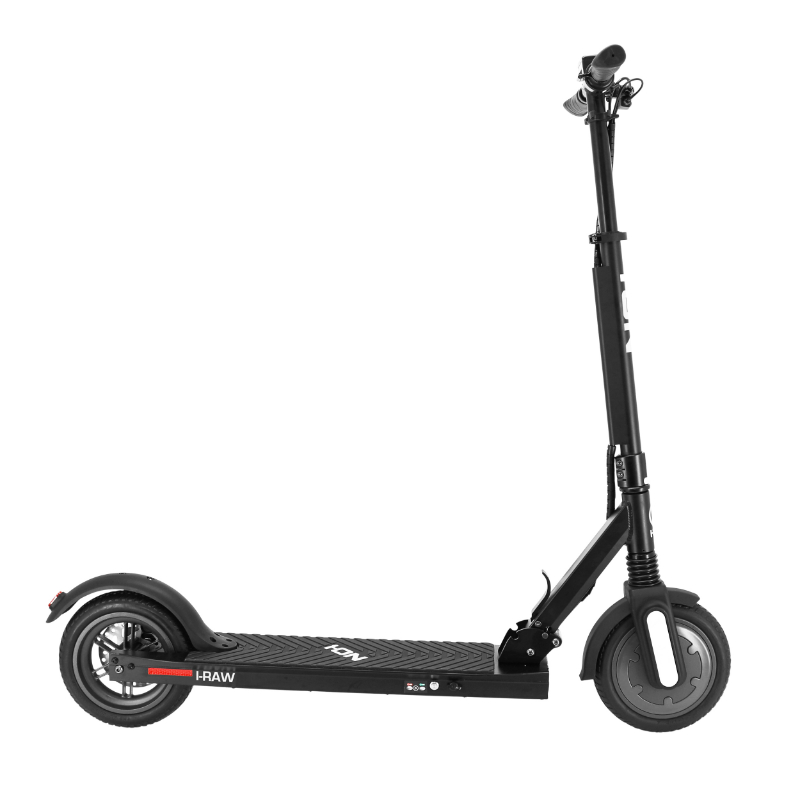 Trottinette electrique i-raw noir roues 8.5 pouces moteur 36V 350W brushless batterie lithium-on 36V 7.5AH 270WH suspension av- frein disque ar (display LCD eclairage LED) homologue EN14619 - I-On - vue 5