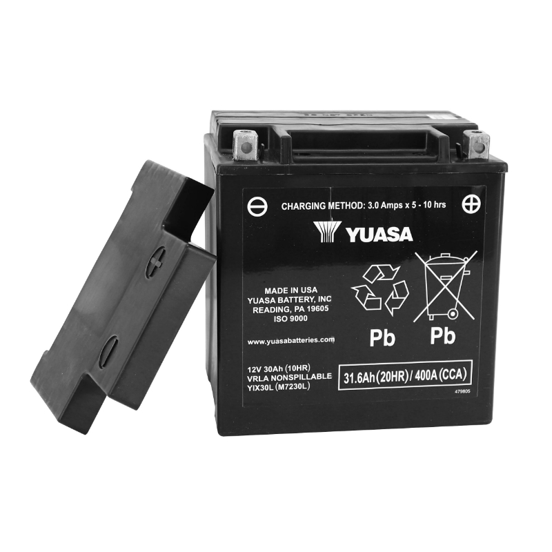 Batterie 12V 30 ah YIX30L Yuasa sans entretien prete a l'emploi (lg166xl126xh175mm) (activee en usine-fa) - vue 2