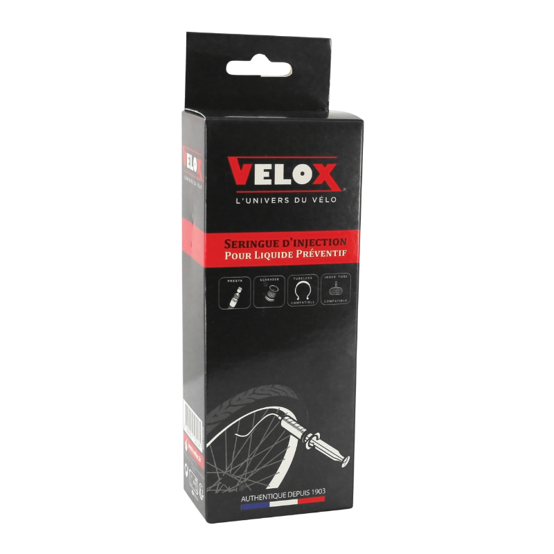Seringue préventif anti-crevaison Velox Rinjector Tubeless VP-VS 60 ml - vue 2