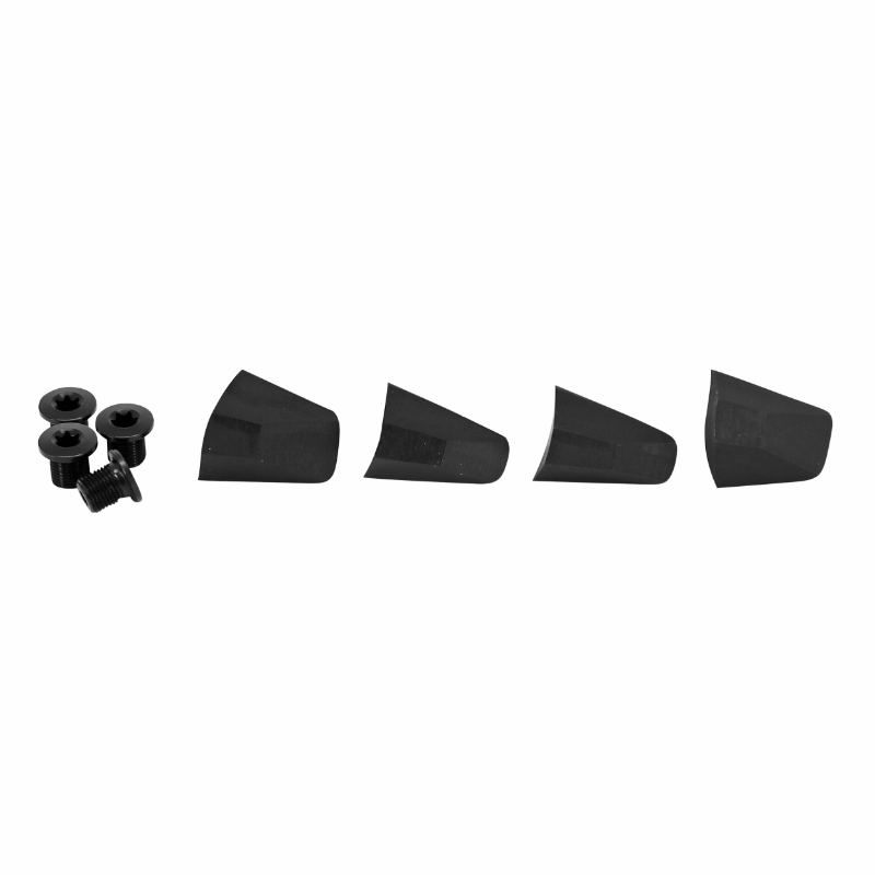 Vis de pédalier Spécialités TA compatibles Ultegra R8100-8170 12V noir plateau X110 (jeu de 4) - vue 2