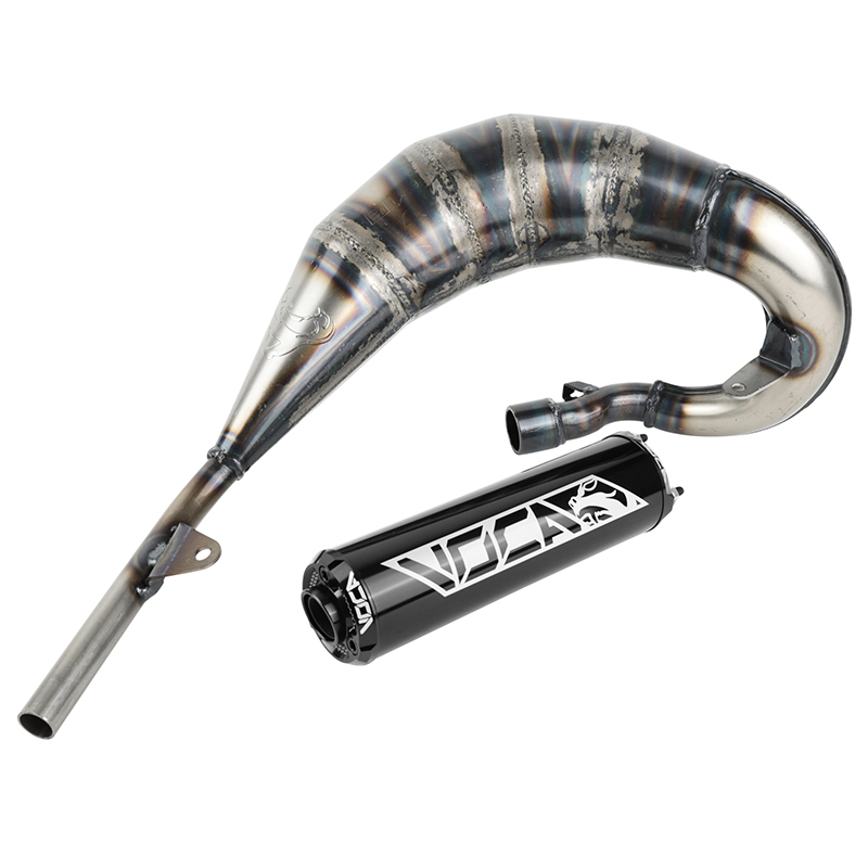 Silencieux VOCA Racing Pot 50 boîte Voca Cross Rookie pour Beta 50 RR 2021+ passage haut droit alu noir - vue 2