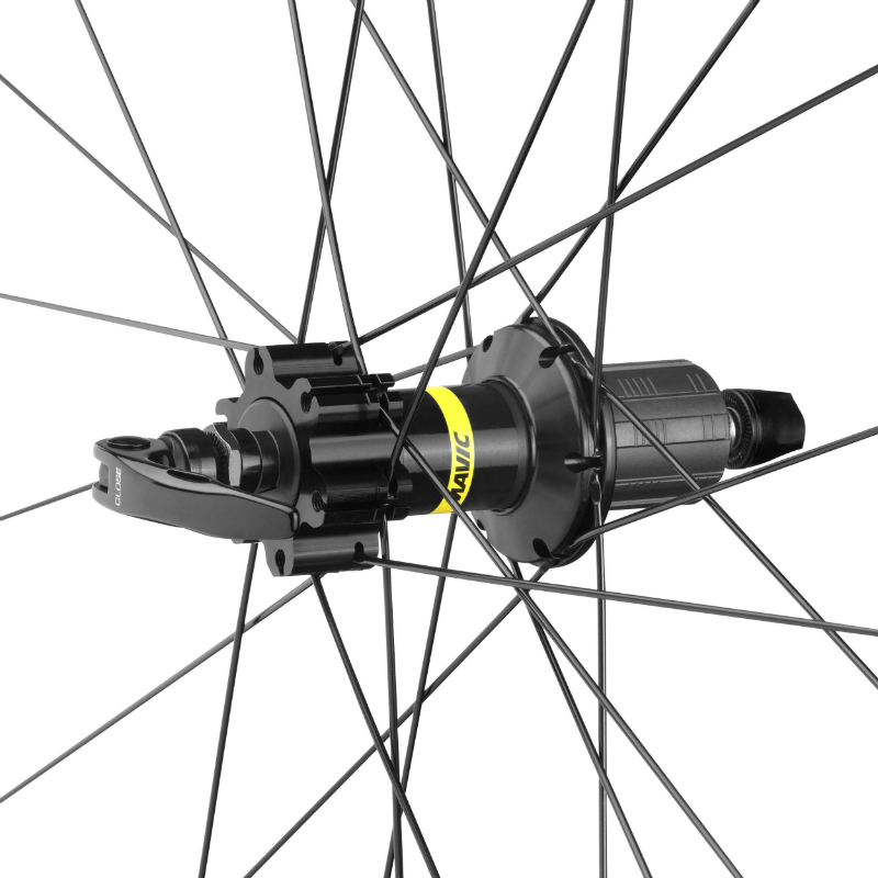 Roue VTT disque blocage 29" Mavic Crossride arrière HG 10-11V disque 6 trous jante 622-21 - vue 2