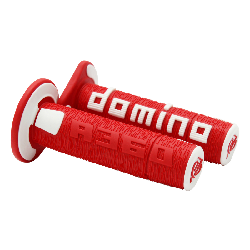 Revêtement de poignée Domino A360 rouge-blanc fermé 120-123 mm (paire) - vue 2