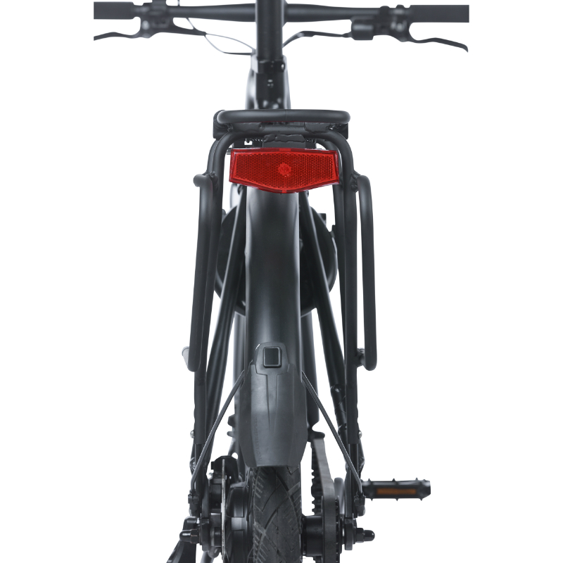 Porte-bagage vélo arrière à tringles Basil aluminium noir 28"-26"-700C système MIK compatible frein à disque - vue 6