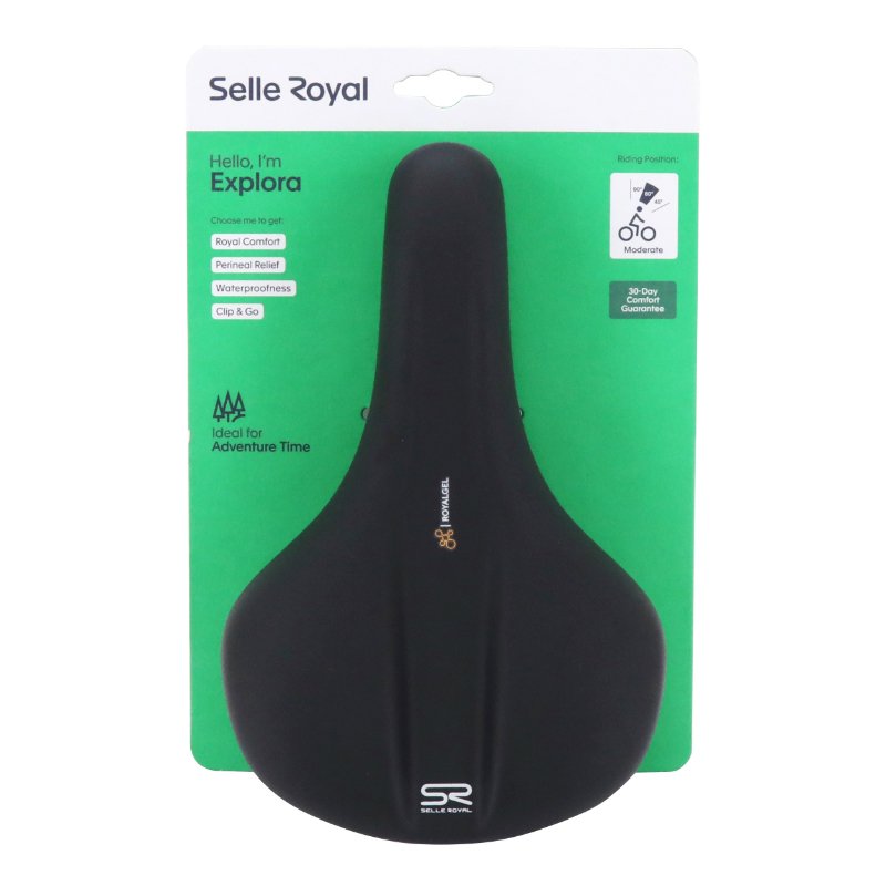 Selle Royal Explora Gel anatomique Trekking Moderate noir 273x171mm - vue 5