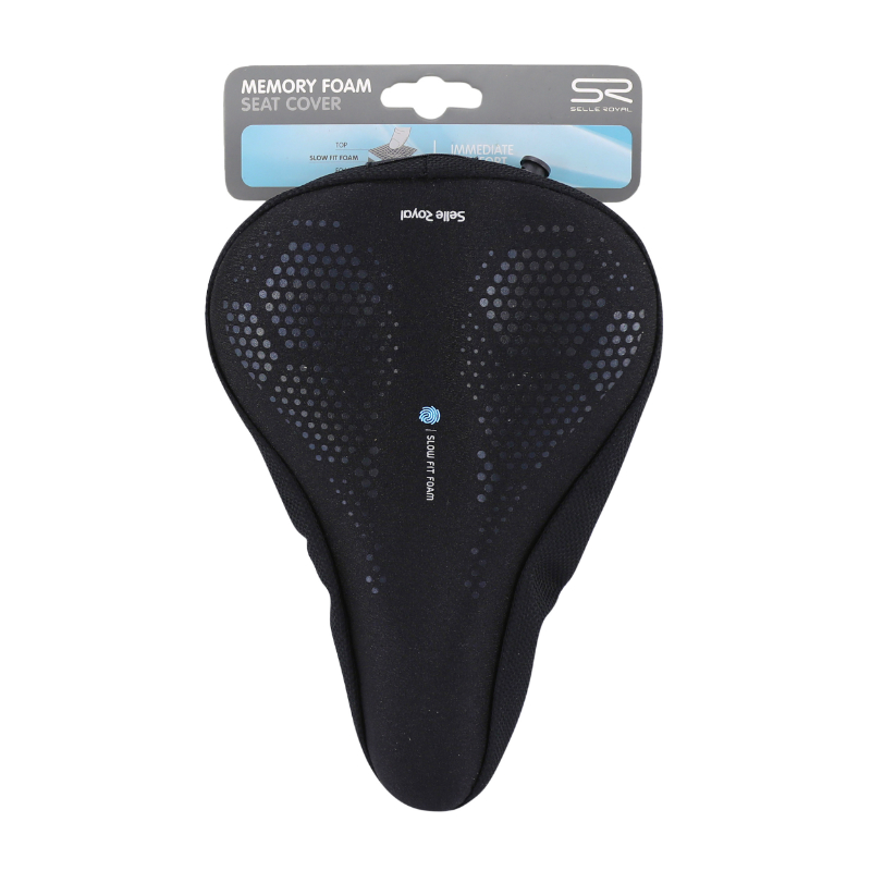Couvre-selle vélo Selle Royal noir à mémoire de forme medium (270X190MM) 160G - vue 3