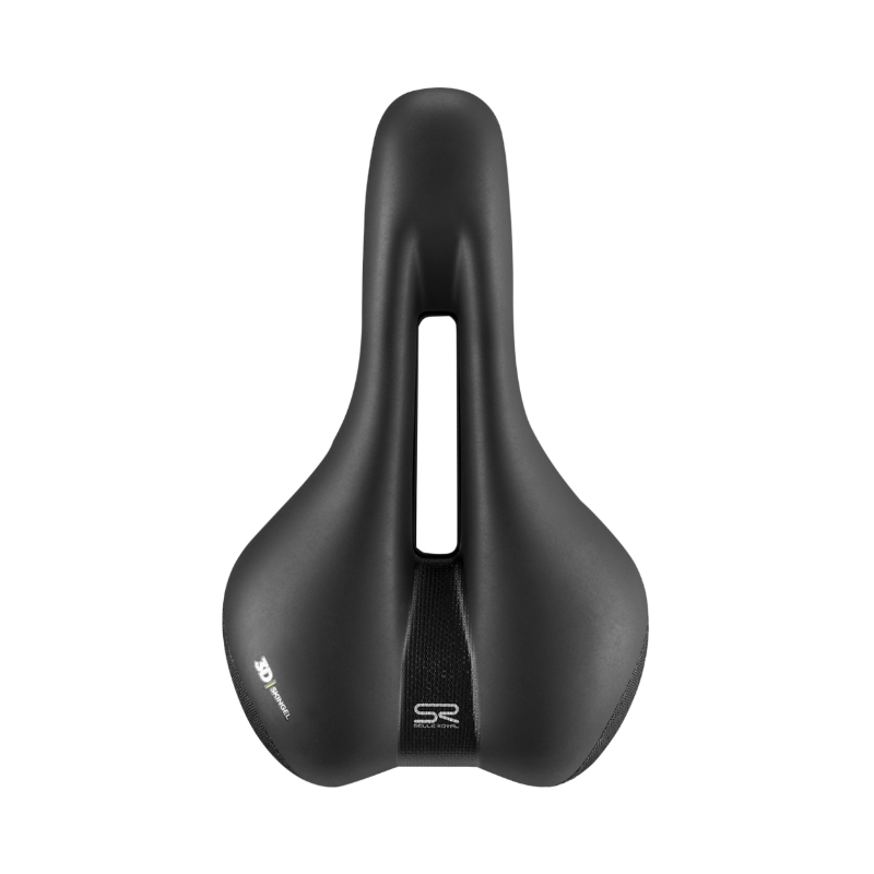 Selle Royal ellipse sport avec trou central athletic noir 265X163MM 406G - vue 2