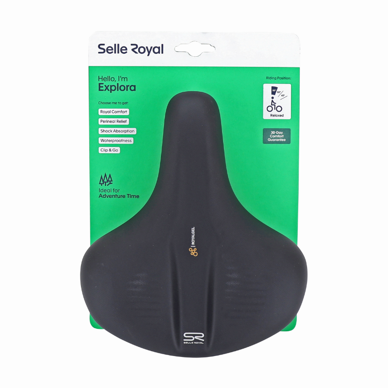 Selle Royal Explora Gel anatomique canal relaxed noir 253x218mm - vue 7